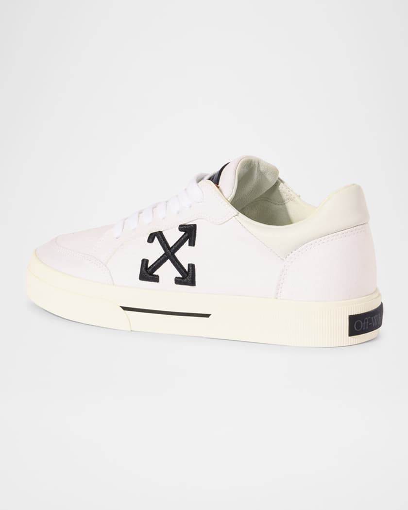 Vulcanized Canvas Bicolor Low-Top Sneakers
