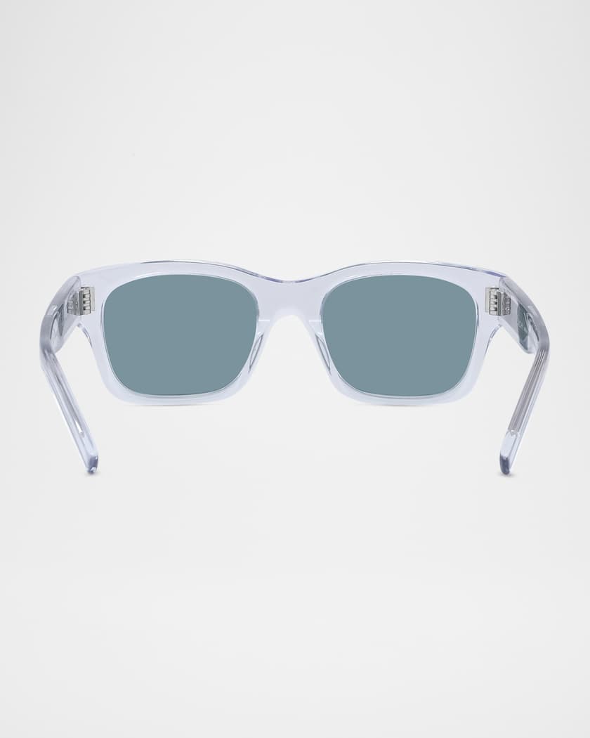 Men's GV One Acetate and Nylon Rectangle Sunglasses
