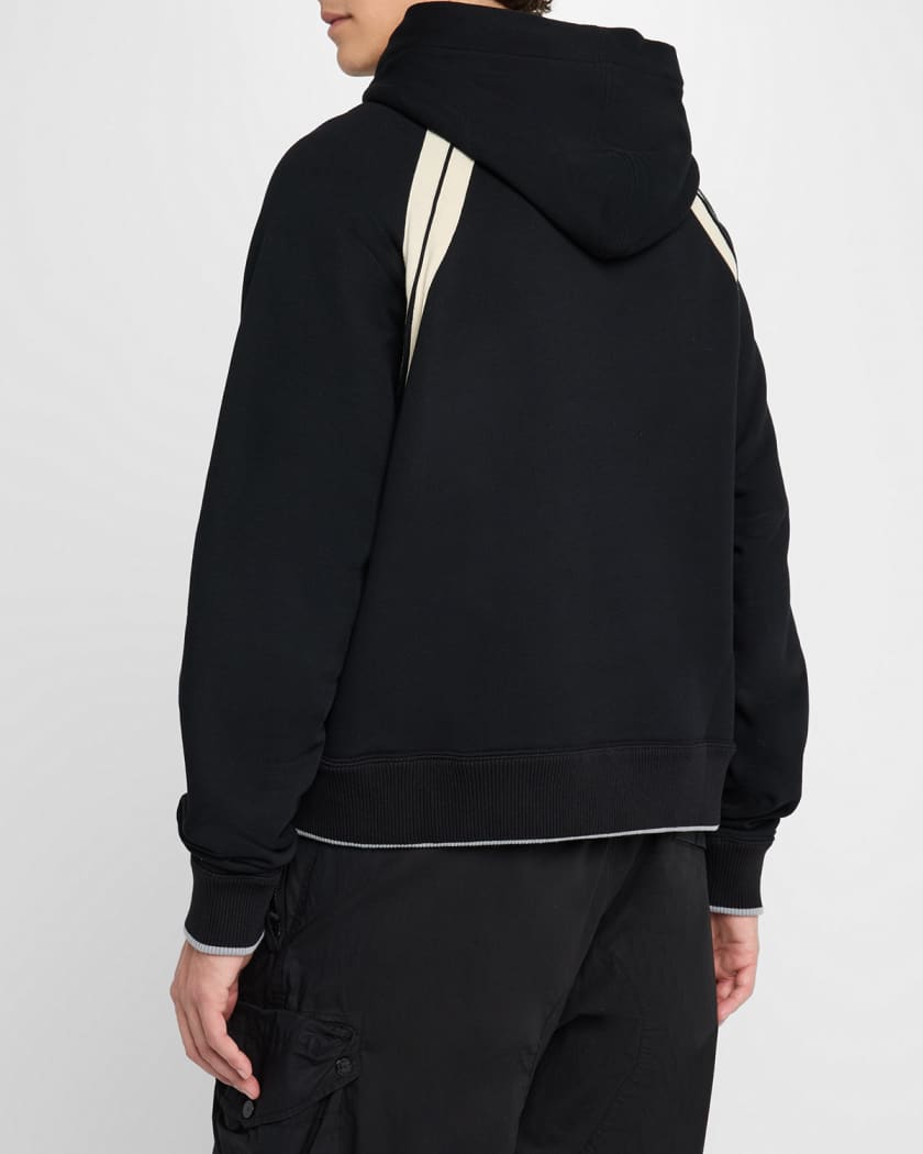 Men's Curved Logo Track Hoodie