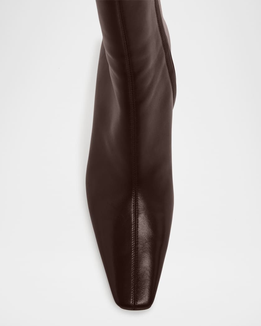 Jill Calfskin Ankle Booties