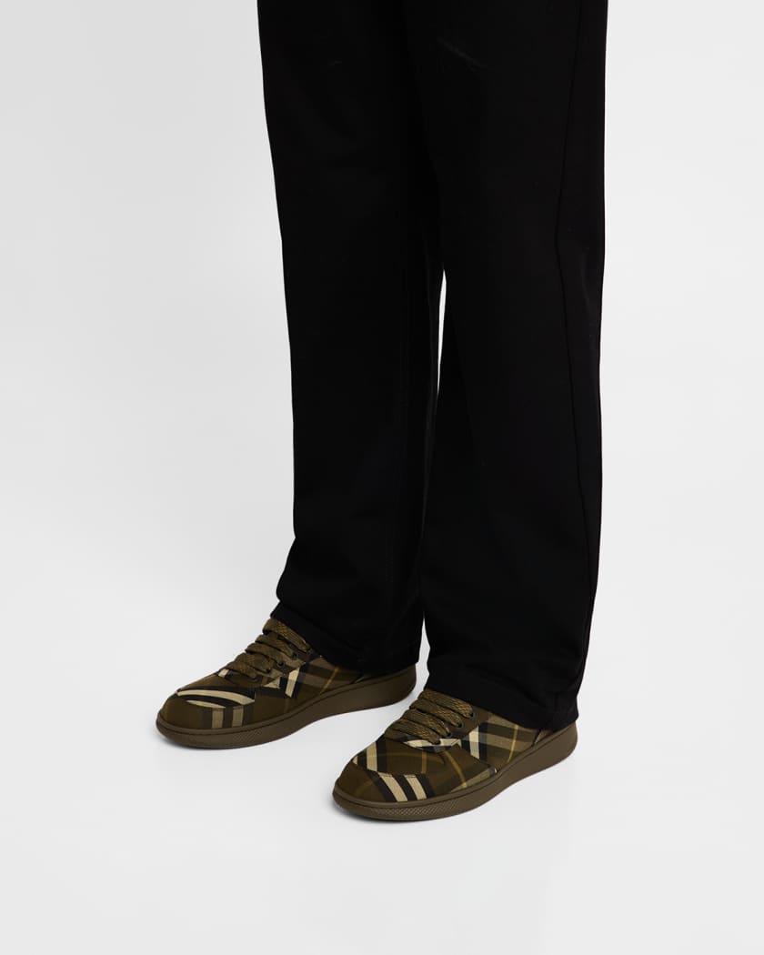 Men's Terrace Check Low-Top Sneakers