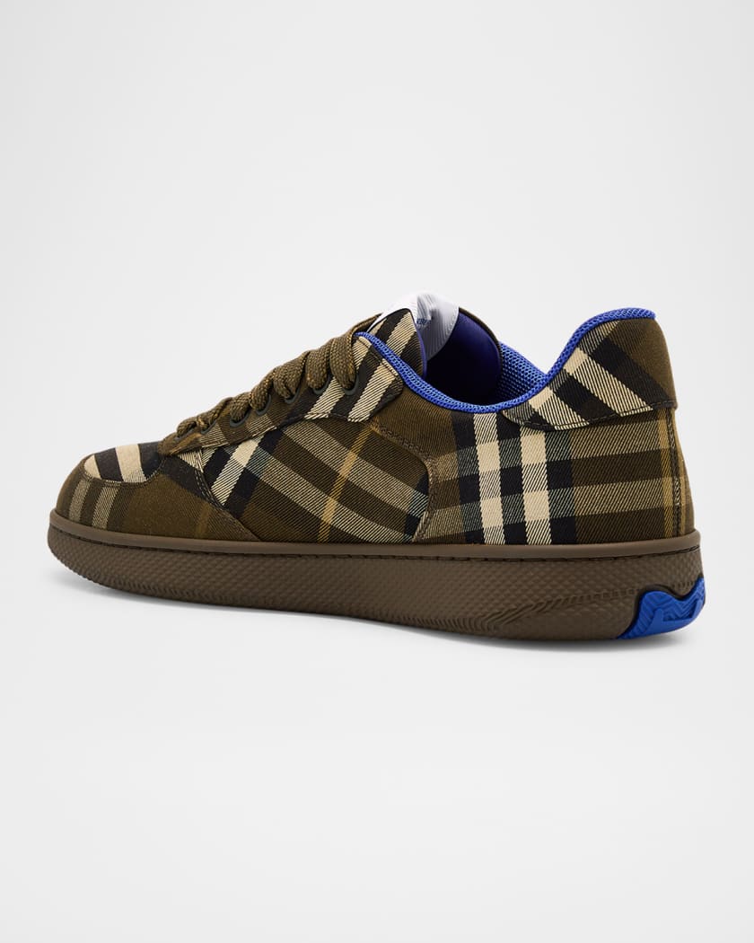 Men's Terrace Check Low-Top Sneakers