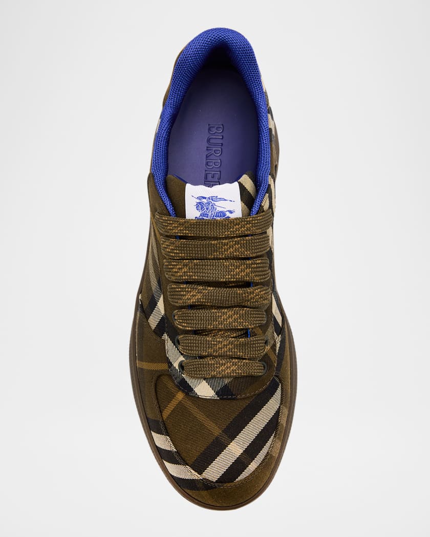 Men's Terrace Check Low-Top Sneakers