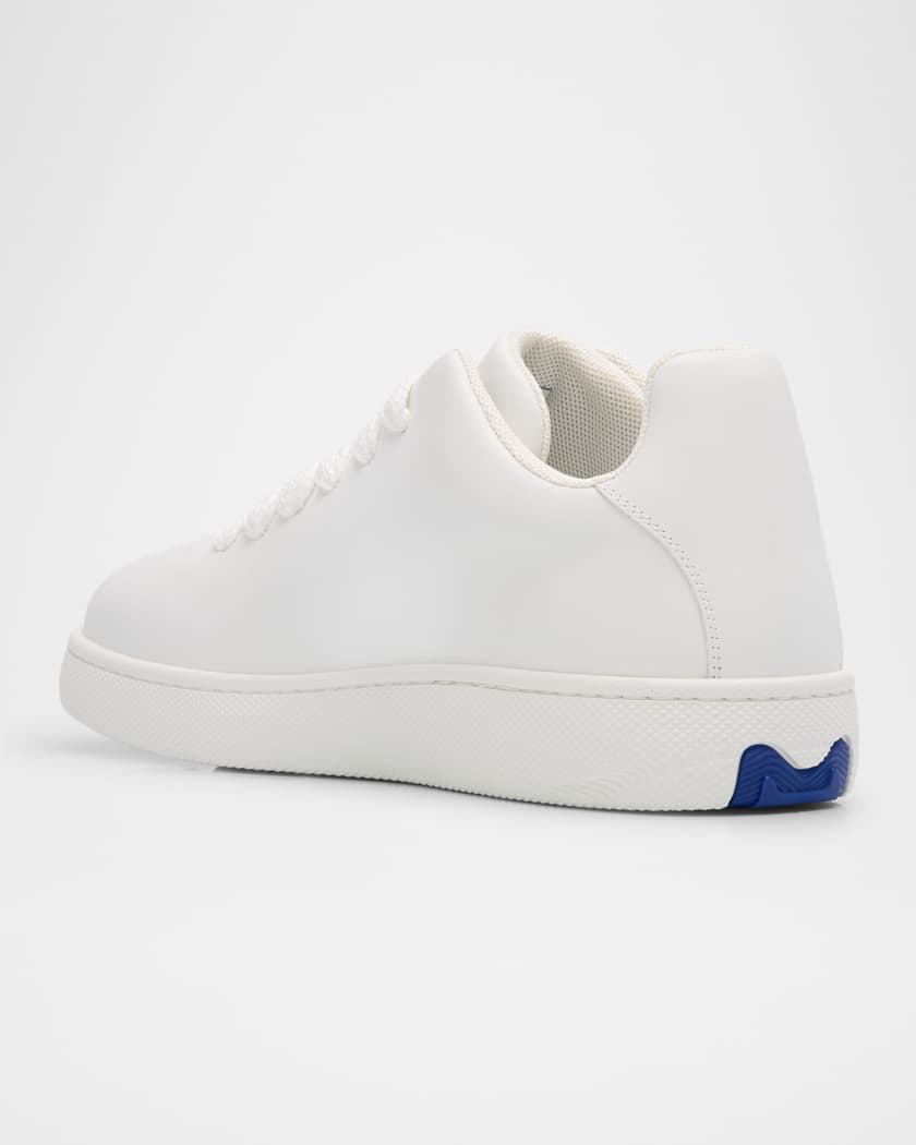 Men's Leather Box Low-Top Sneakers
