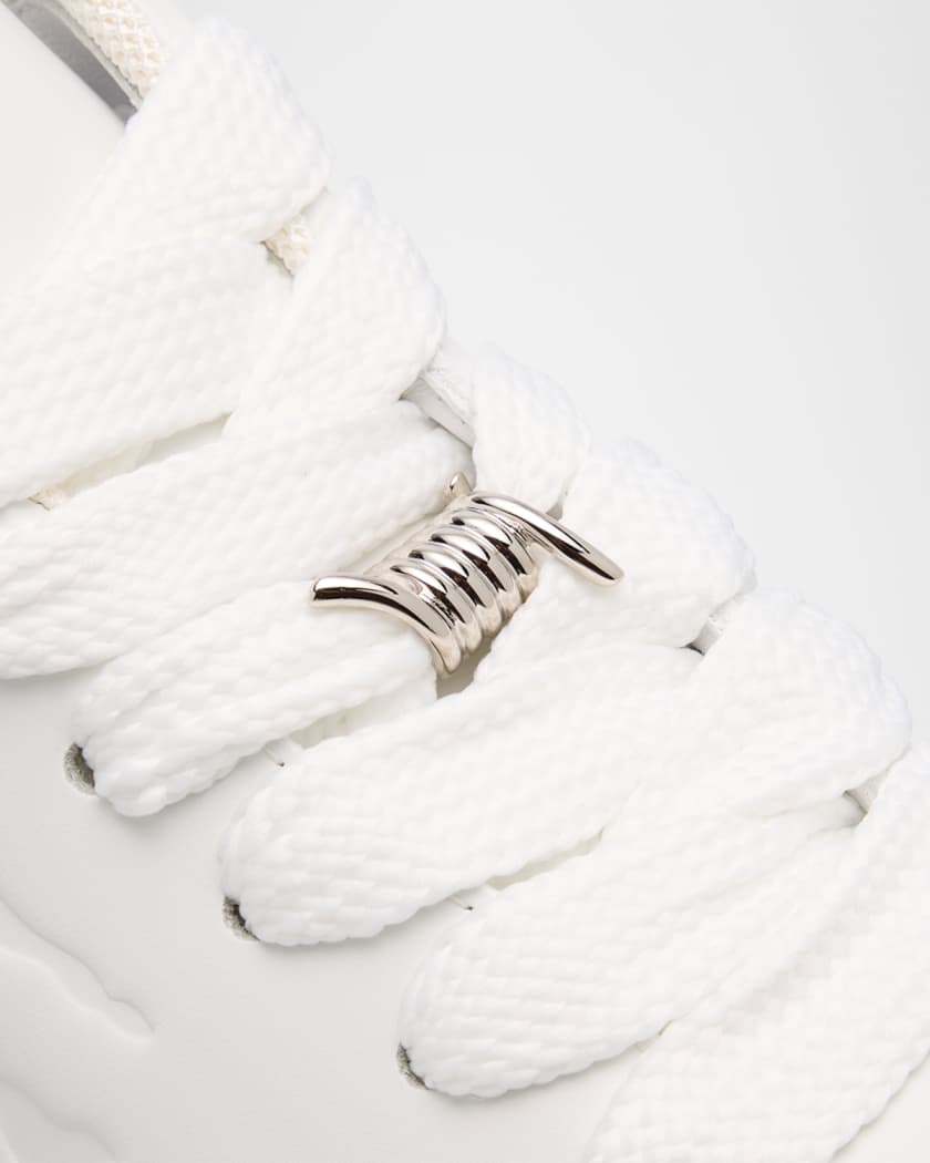 Men's Leather Box Low-Top Sneakers