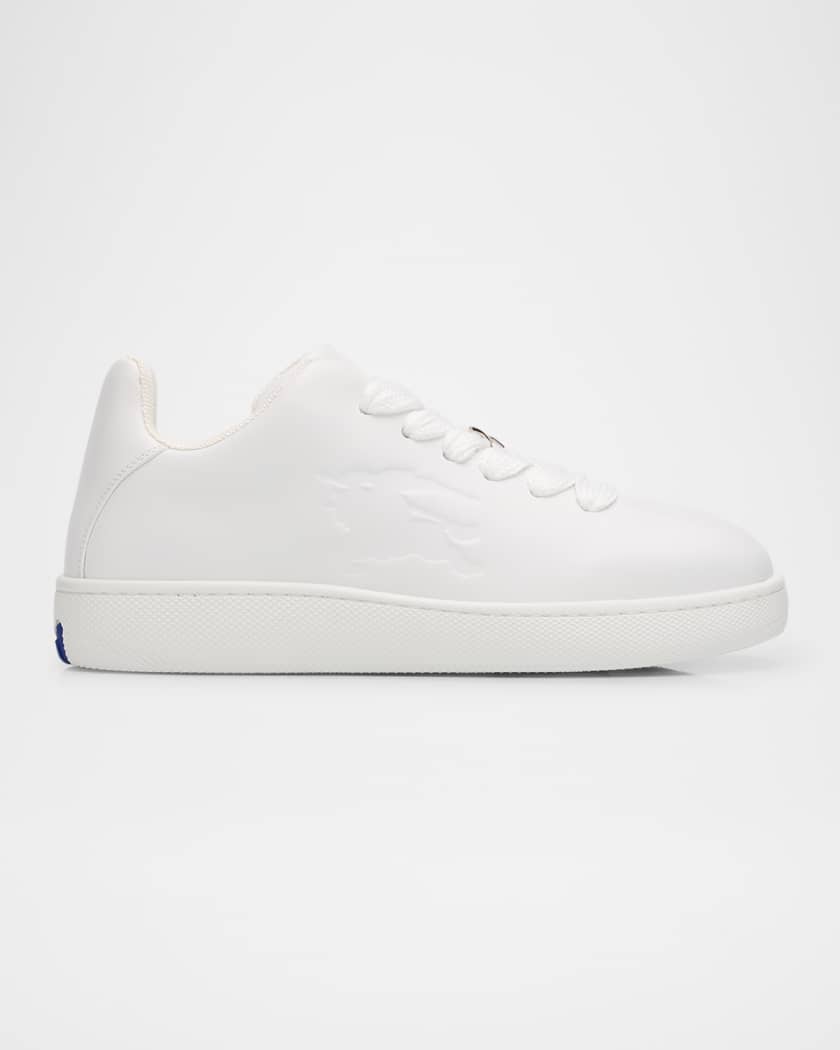 Men's Leather Box Low-Top Sneakers
