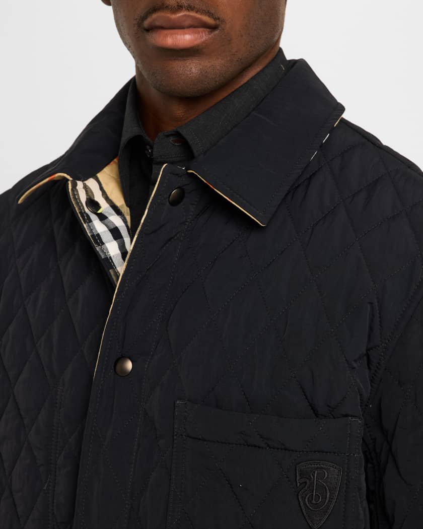 Men's Reversible Quilted Overshirt