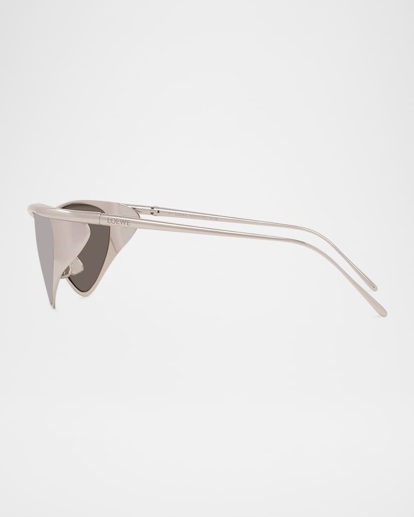 Signature Metal & Nylon Shield Sunglasses
