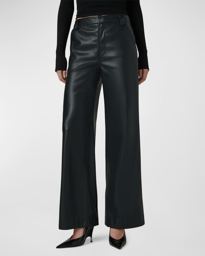 The Mia Vegan Leather Trousers