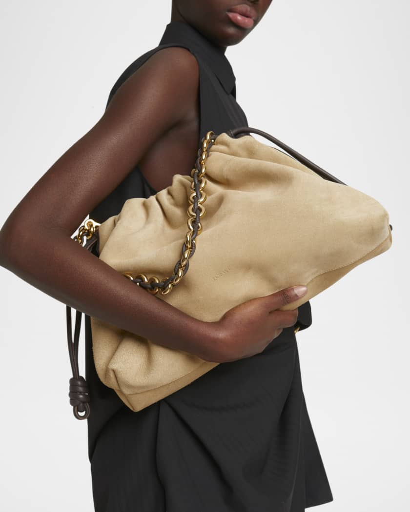 Flamenco Large Suede Shoulder Bag
