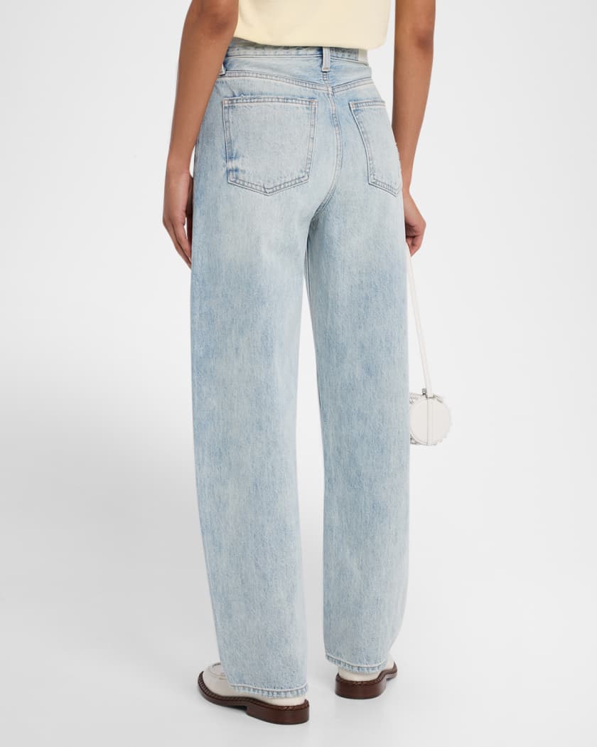 Wes High-Rise Rhinestone Barrel Jeans