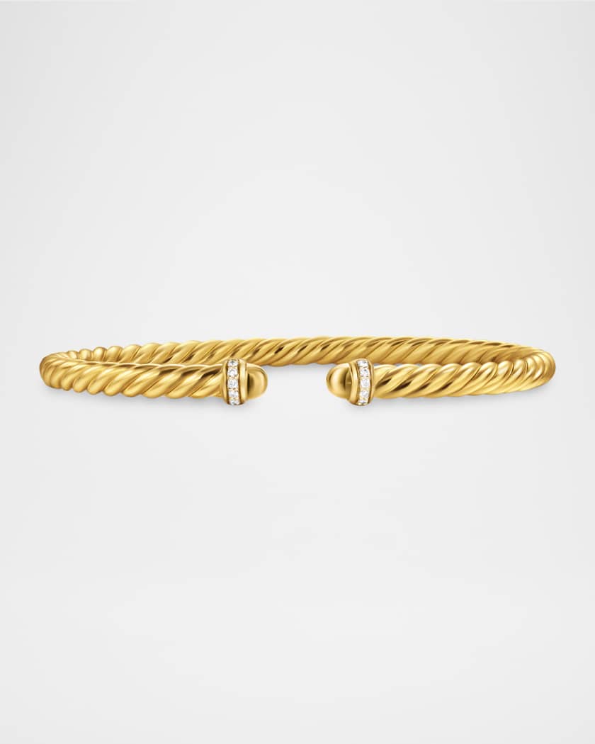Modern Cablespira Bracelet in 18K Gold with Gemstones and Diamonds Neiman Marcus