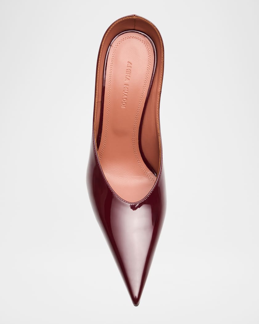 Anok Patent Leather Mule Pumps