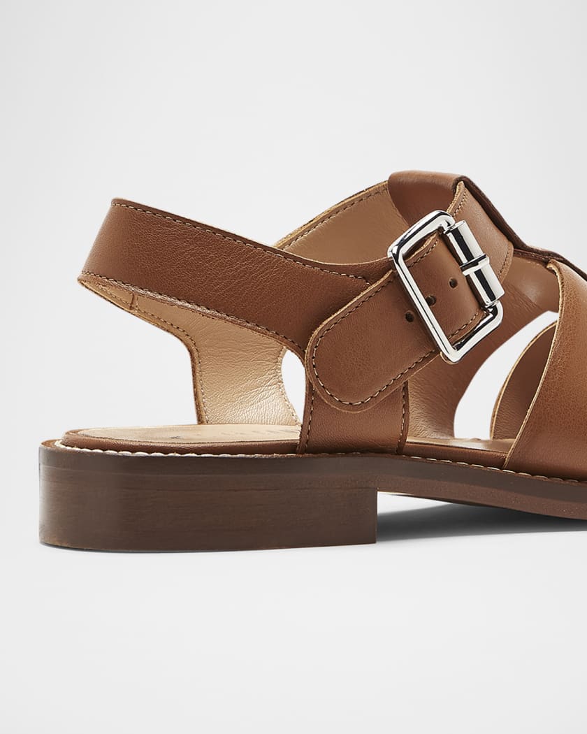 Tilly Leather Fisherman Sandals