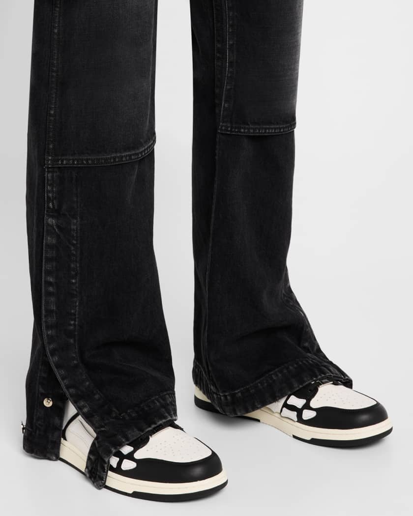 Men's Skel Low-Top Two-Tone Leather Sneakers