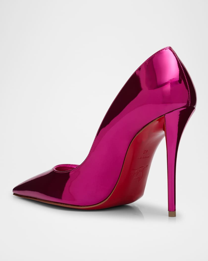 Miss Z Mirror Red Sole Pumps