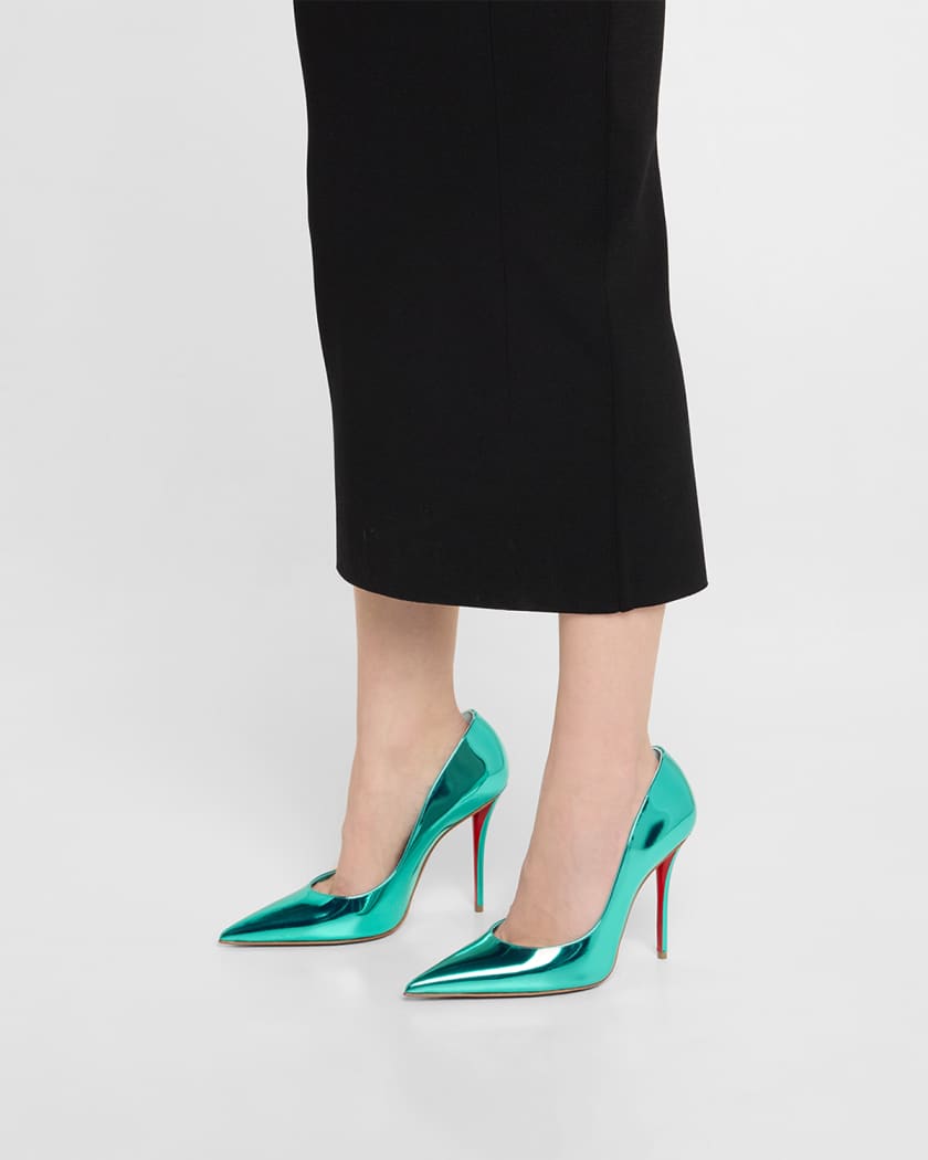 Miss Z Mirror Red Sole Pumps