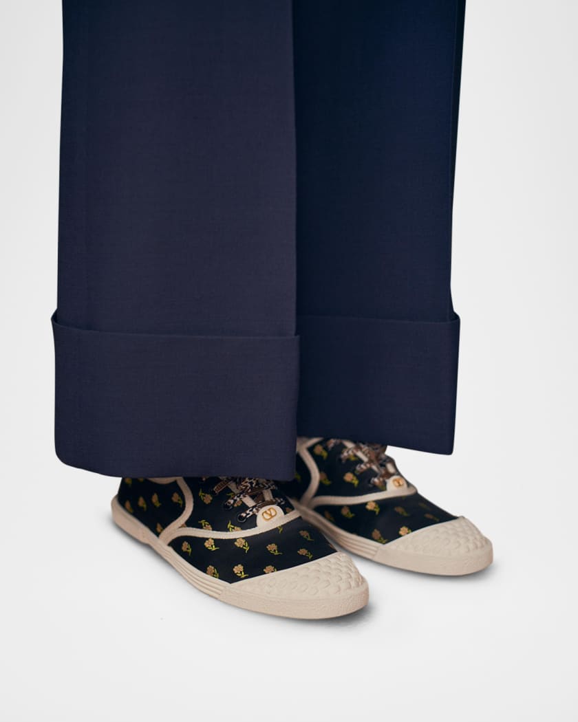 Bay By Bay Floral Low-Top Sneakers