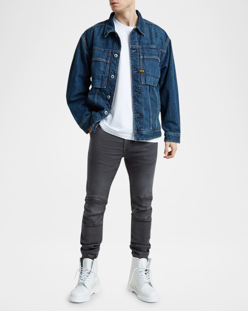Men's 5620 3D Knee-Zip Skinny Jeans