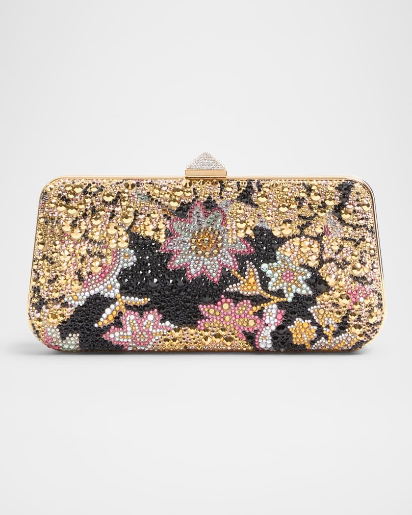 Carry Secrets Floral Crystal Minaudiere