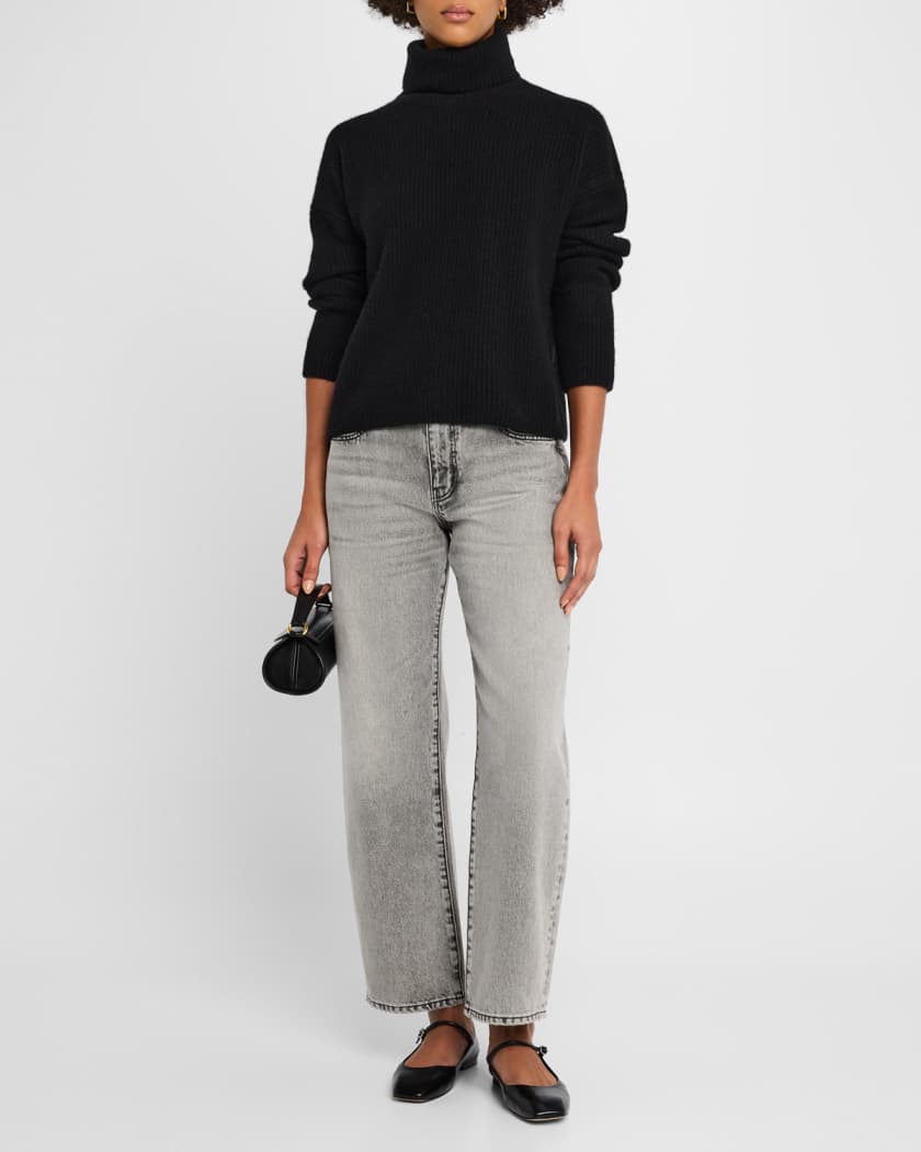 Mini Toujours Cashmere Turtleneck Sweater