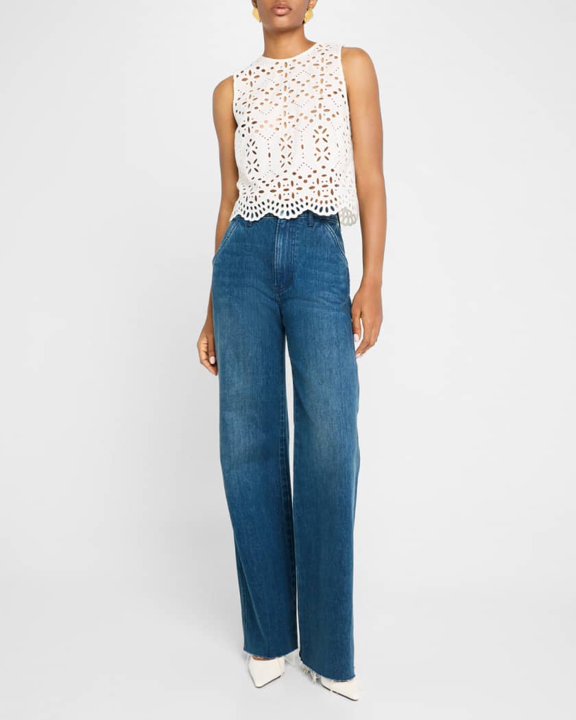Taylor High-Rise Wide-Leg Jeans