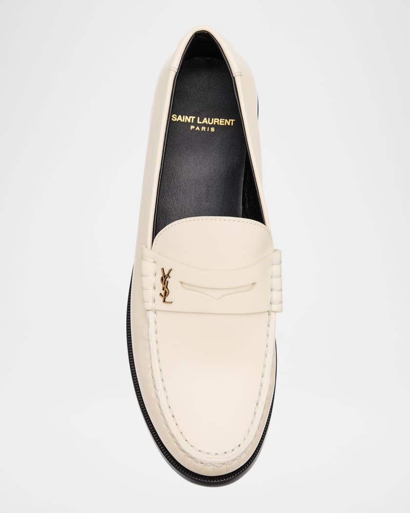 Le Leather YSL Penny Loafers