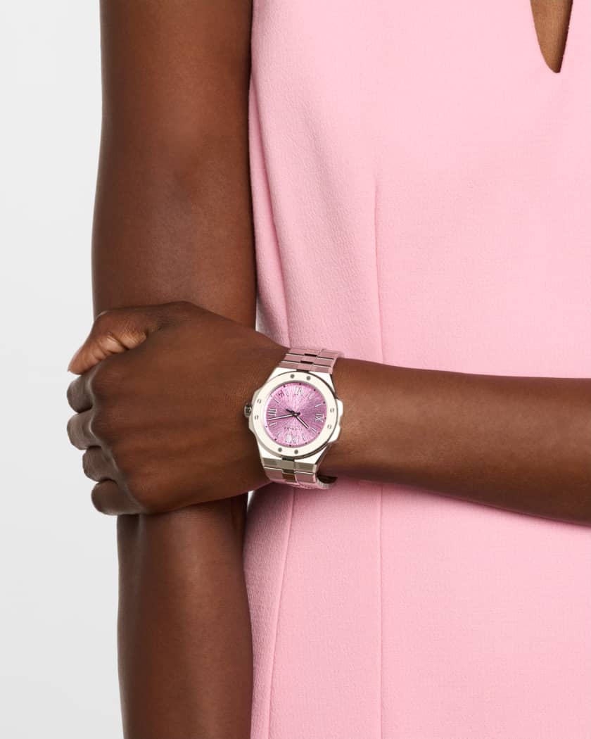 Alpine Eagle 41mm Stainless Steel Pink Dial Watch