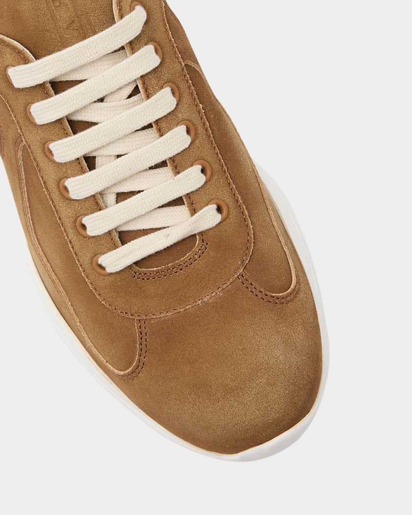 Men's Americas Cup Suede Low-Top Sneakers