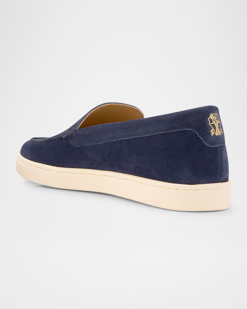 Men's Hybrid Venetian Suede Slip-Ons
