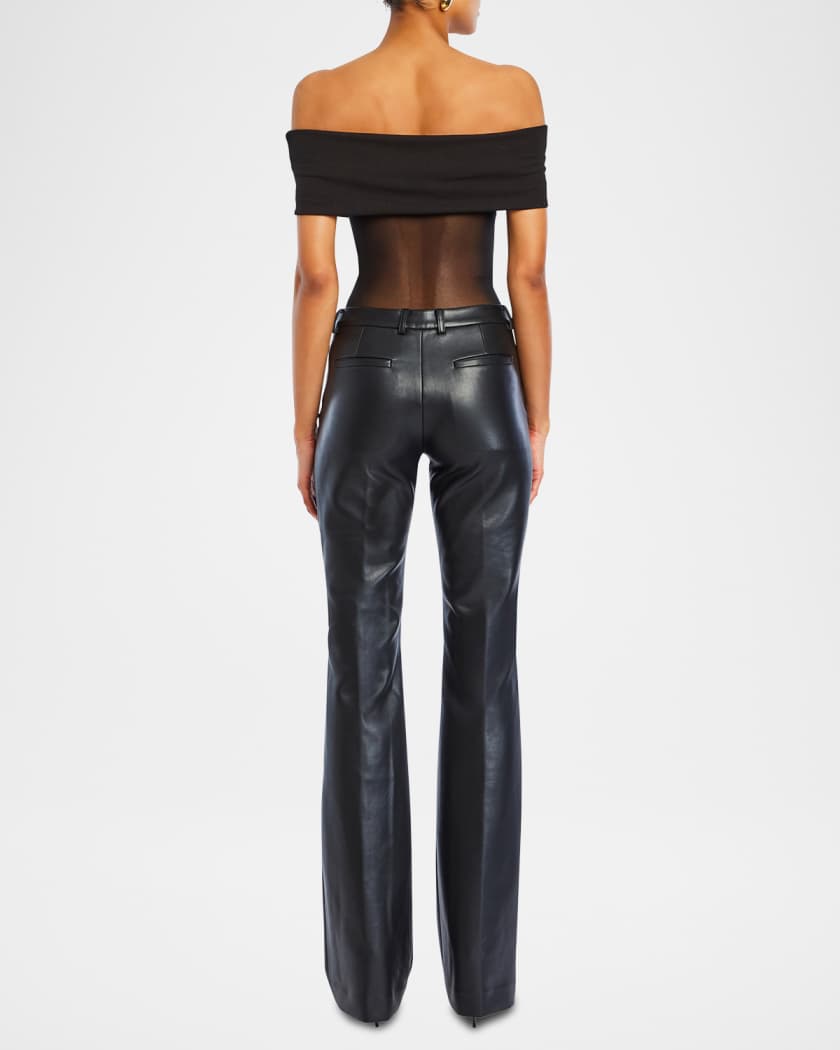 Ronja Faux Leather Trousers