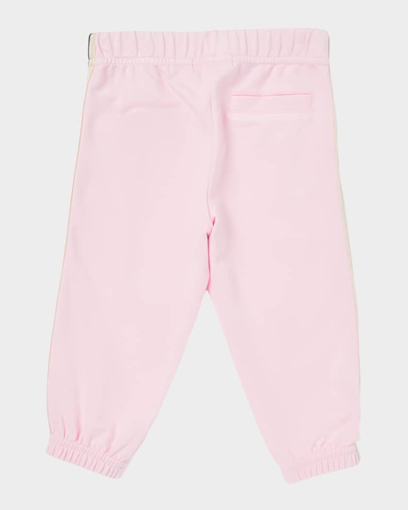 Girl's Logo-Print Track Sweatpants, Size 3M-3