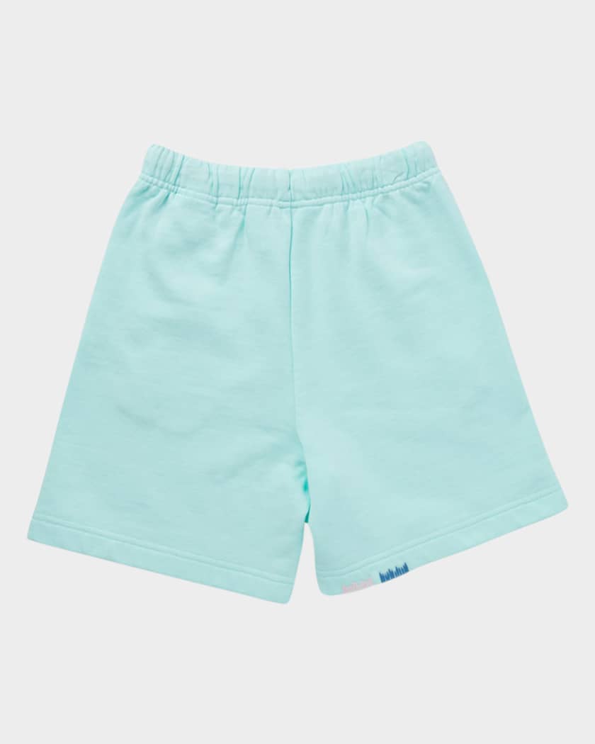 Boy's Embroidered Stitched Sweat Shorts