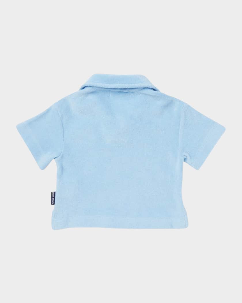 Boy's Polo Shirt W/ Bear Applique, Size 3M-3