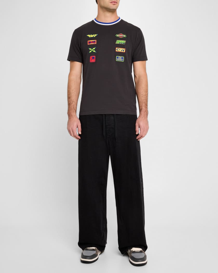 Men's Multi-Patch Crew T-Shirt