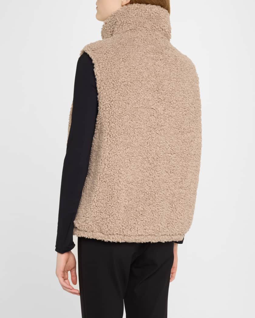 Sonja Reversible Faux Shearling Vest