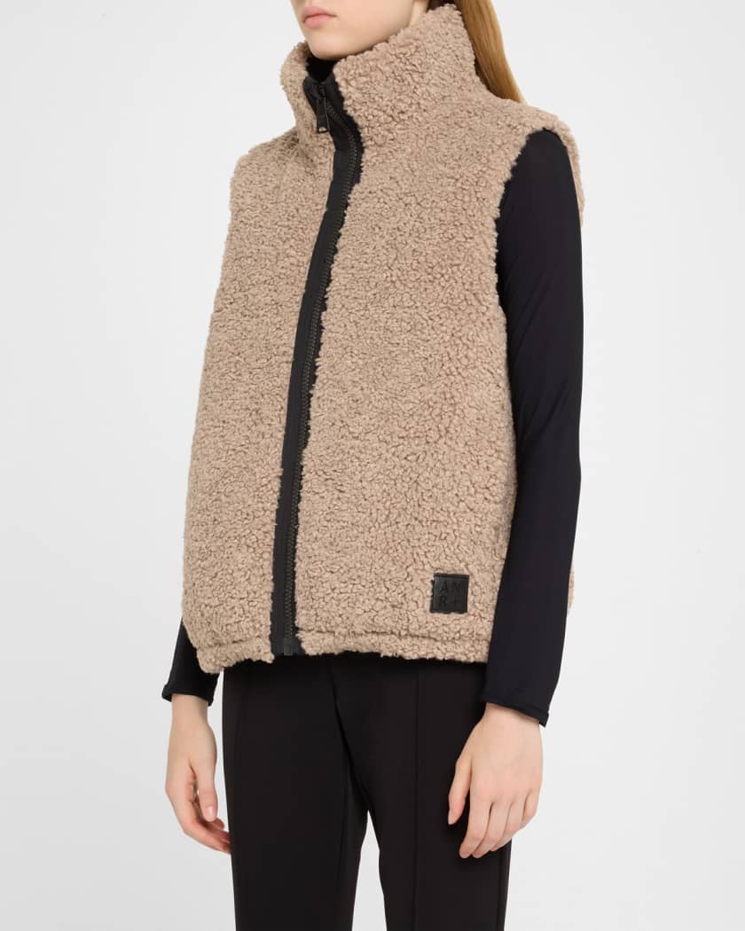 Sonja Reversible Faux Shearling Vest
