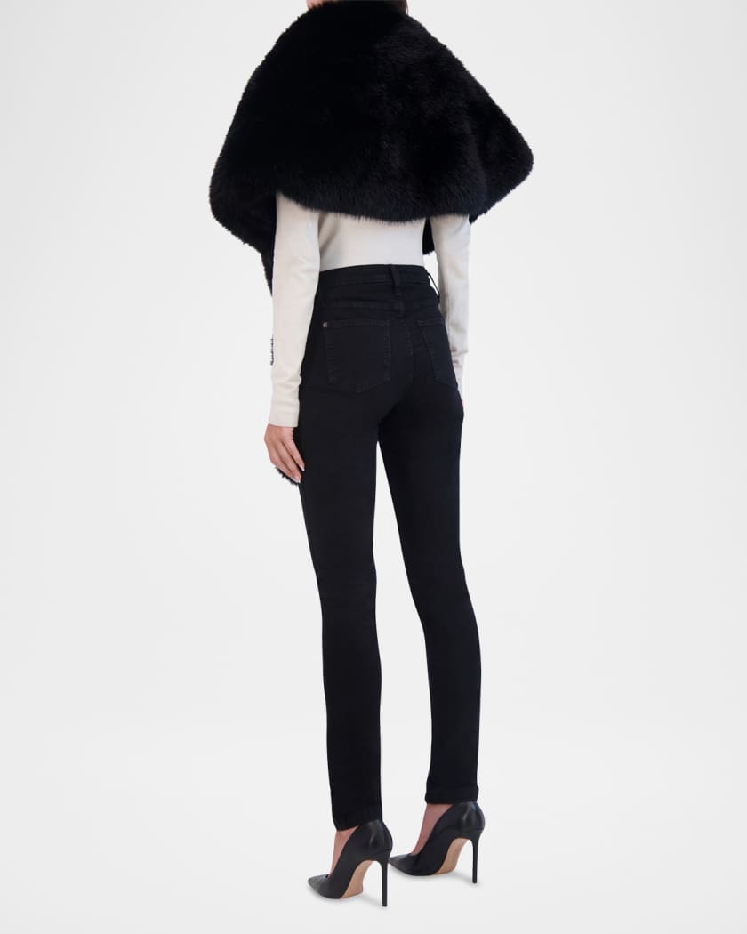 Fox-Like Faux Fur Stole
