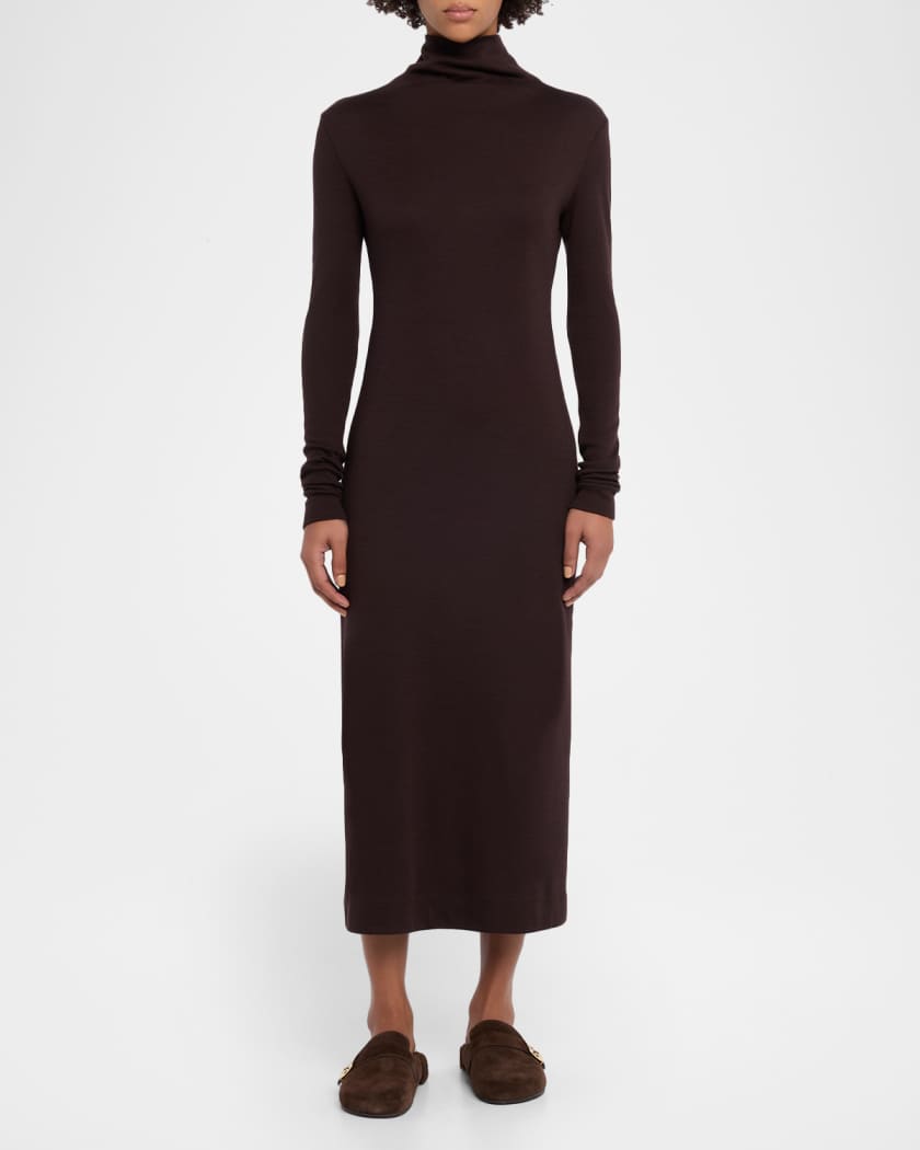 Mellow Suede Shearling Buckle Loafer Mules