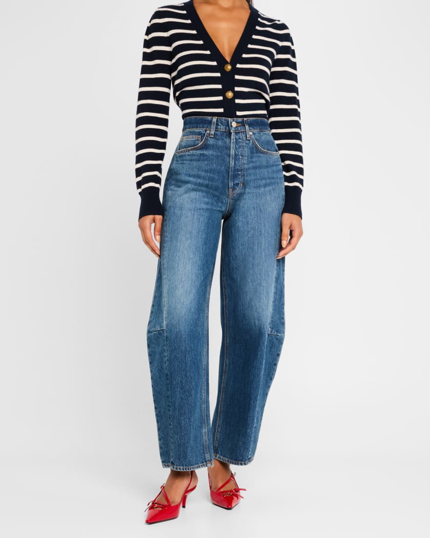 Ryder High-Rise Saddle Jeans