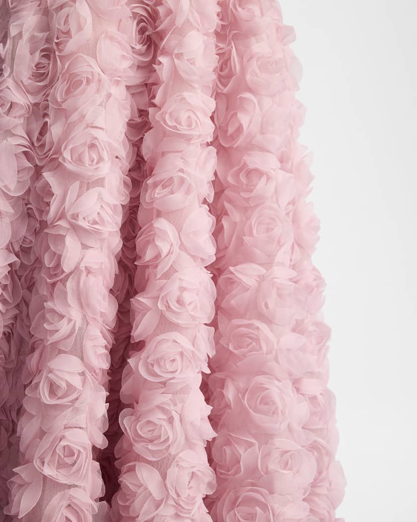 Wicked x Zac Posen Rose Applique Tulle Gown