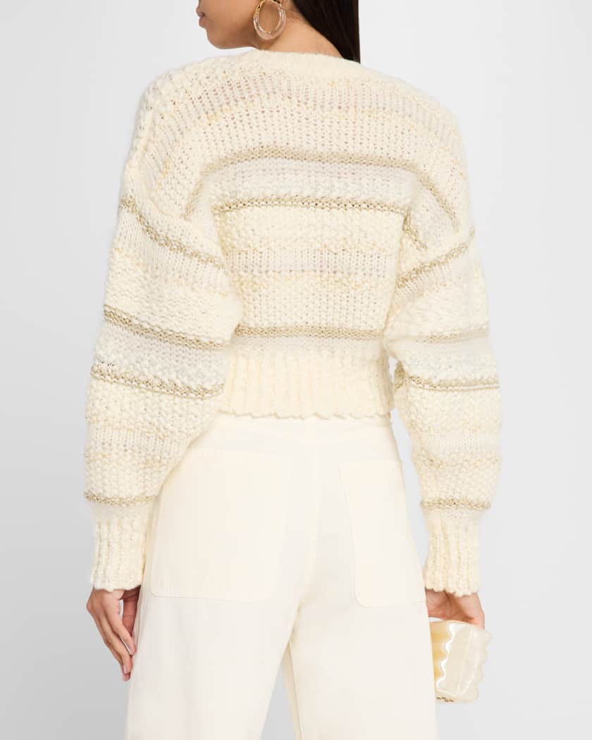Textured Stripe Sweater