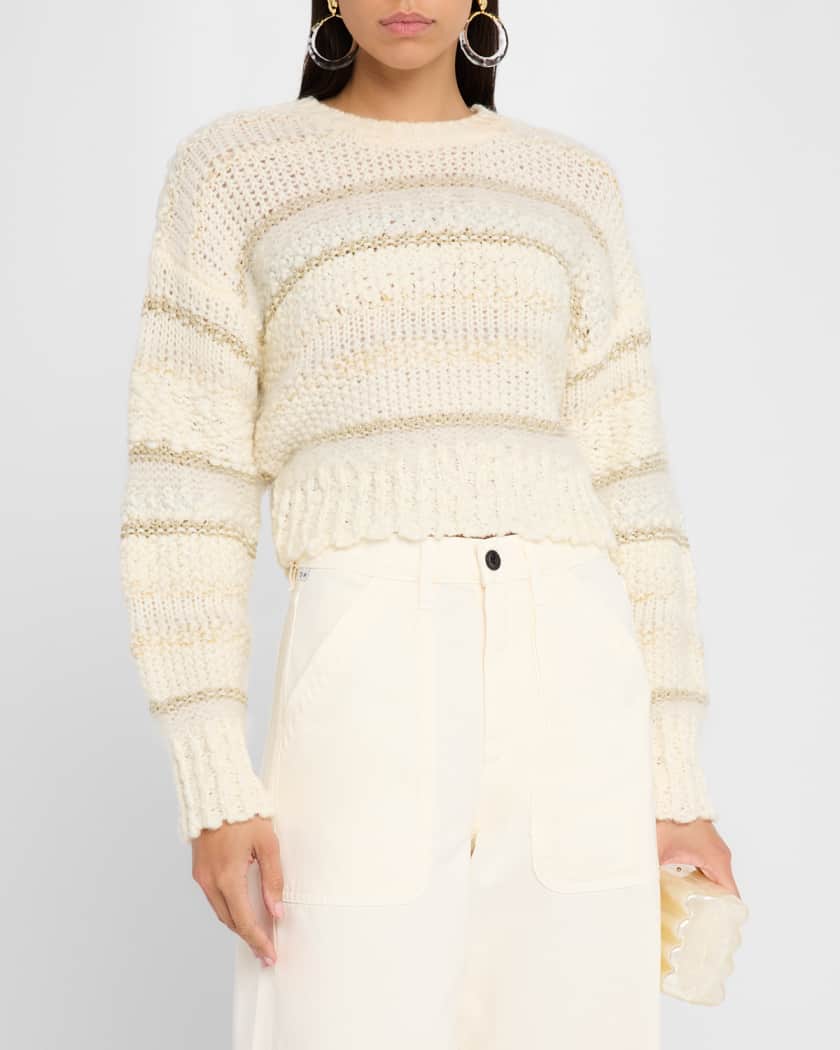 Textured Stripe Sweater