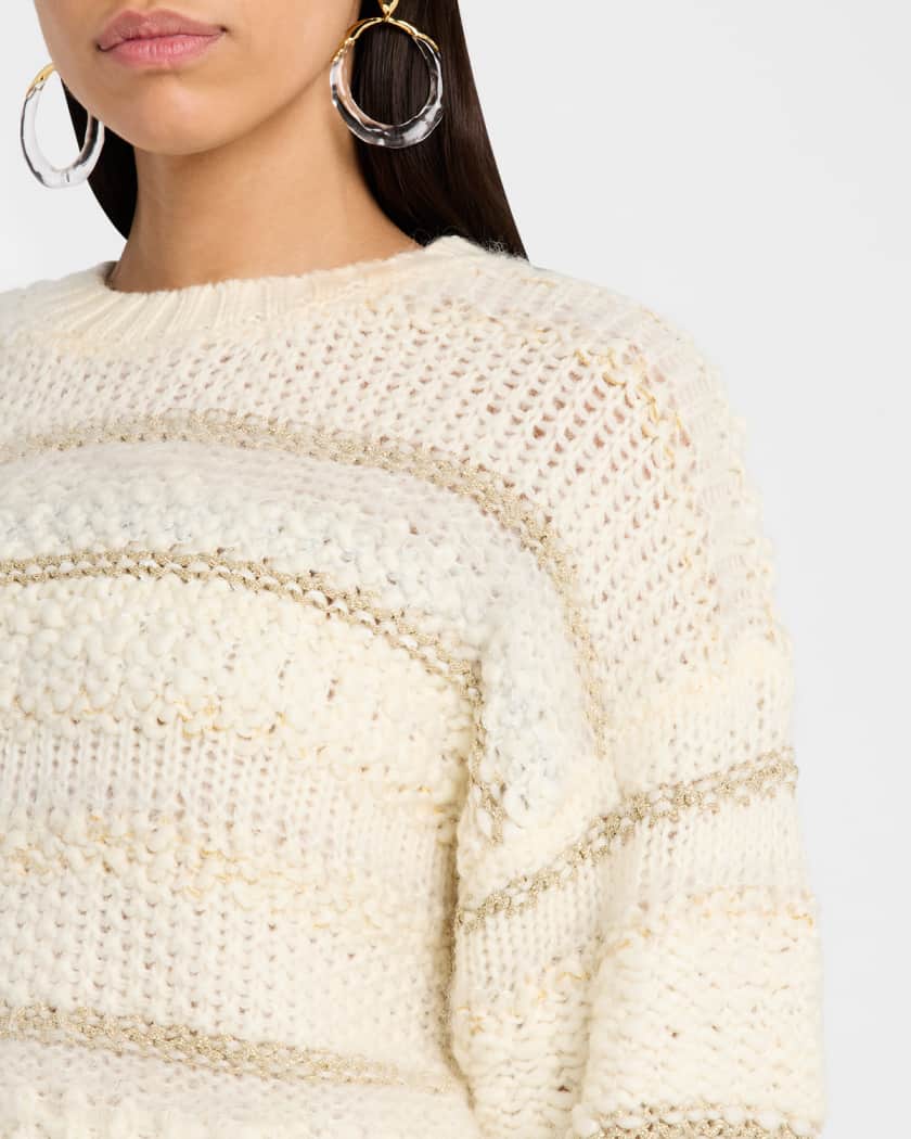 Textured Stripe Sweater