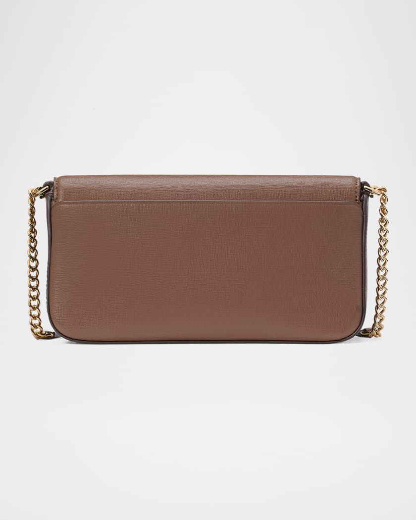 devin flap leather crossbody bag 