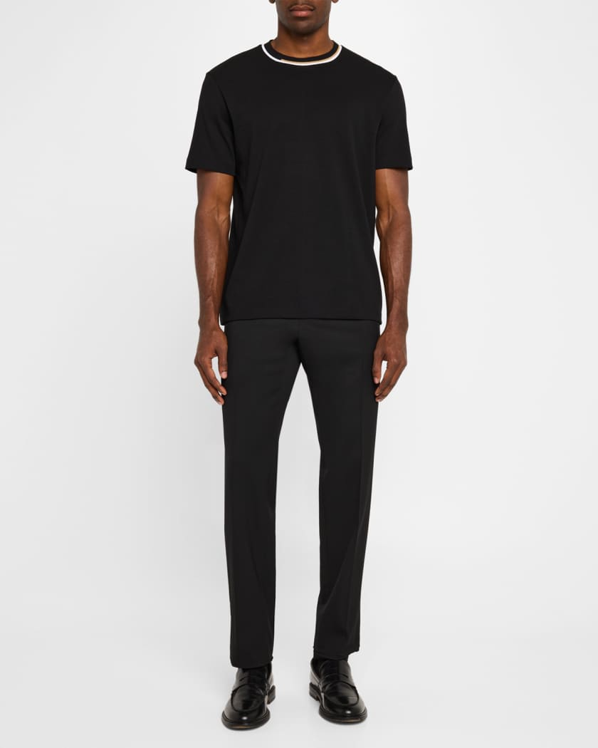 Men's Thompson Cotton Tipped-Collar T-Shirt