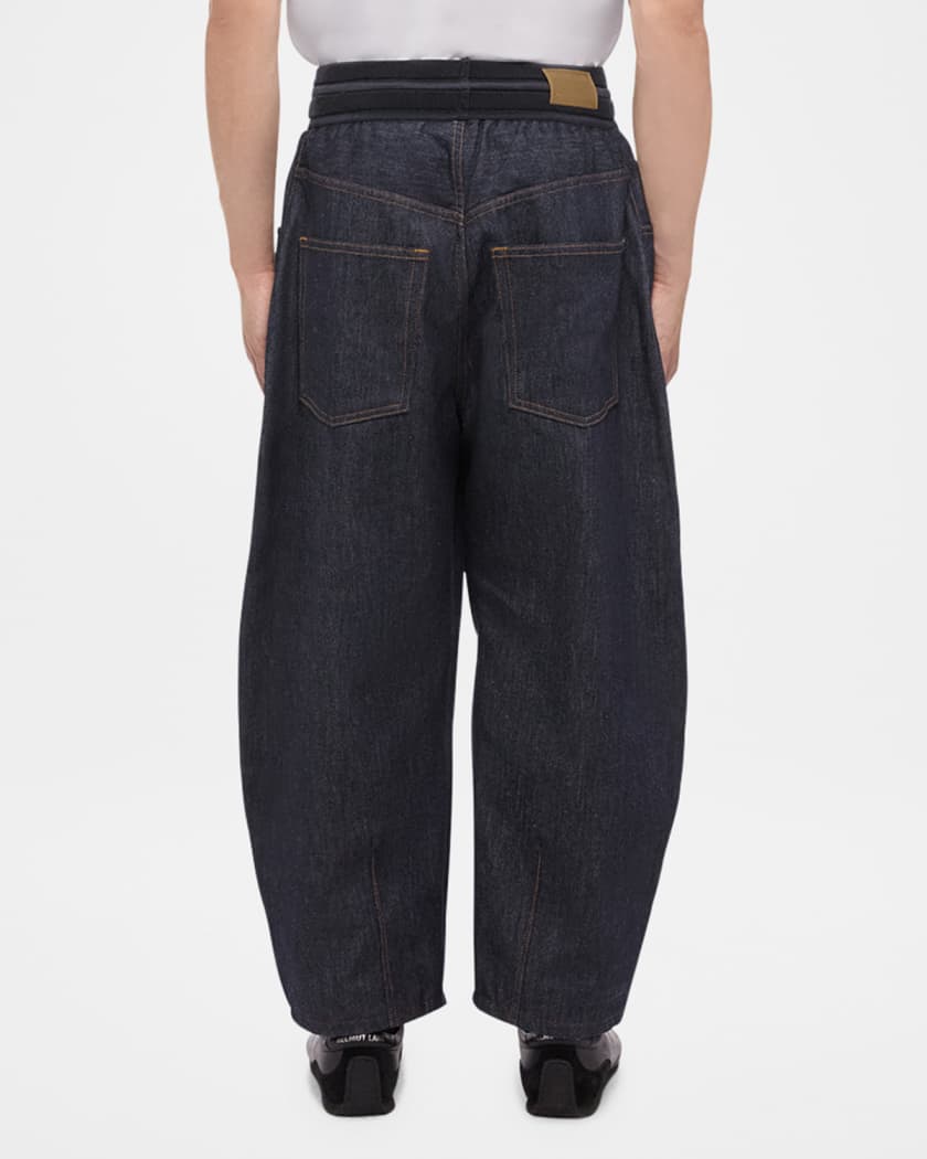 Men's Raw Denim Cocoon Jeans