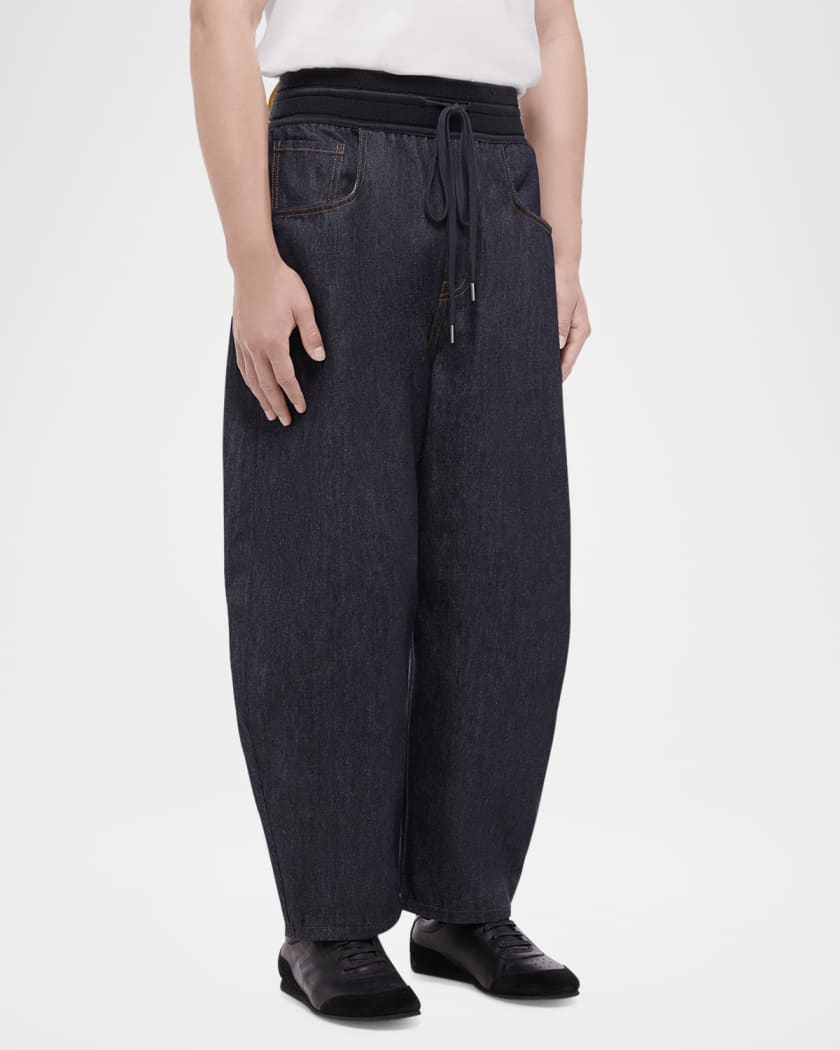 Men's Raw Denim Cocoon Jeans