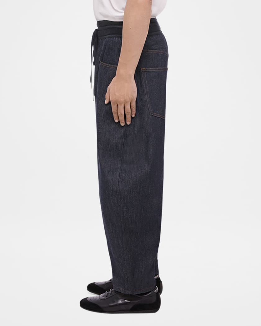 Men's Raw Denim Cocoon Jeans