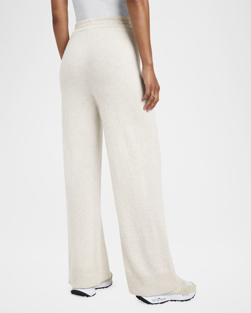 Cashmere Wide-Leg Pants